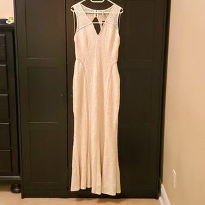 Backless Lace Mermaid Dress